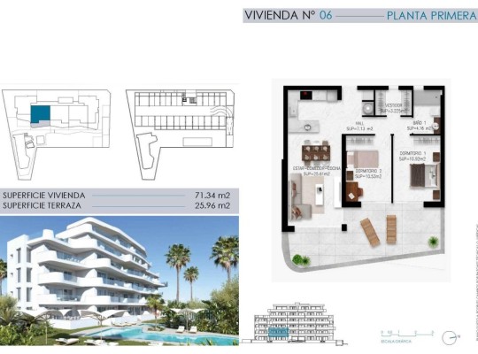 Pilar de La Horadada (Mil Palmeras), Apartment #CQ-00-62586