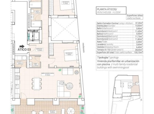 Hondón de las Nieves (Pueblo), Penthouse #RD-N8778