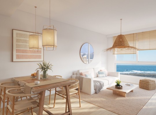 Nové luxusní apartmány v 1. linii u pláže, Corralejo, Fuerteventura