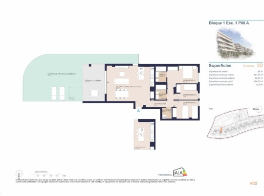 Apartmány 500m od pláže, Denia (Playa de La Almadraba)