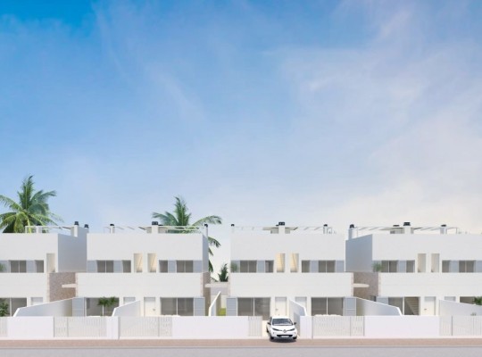 Terraced houses near the beach in Torre de La Horadada