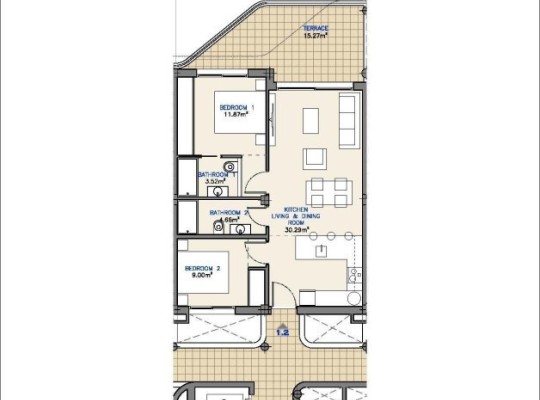 Los Alcazares (Serena Golf), Apartment #CQ-00-91866