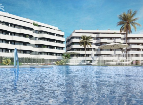 Apartmány na pláži Torremolinos, 2.linie s výhledem