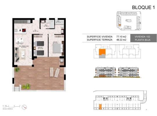 Torrevieja (La Siesta), Apartment #CQ-00-18725