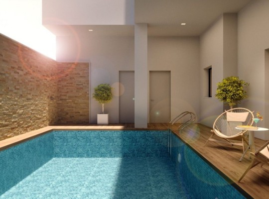 LUXURY BAPARTMENTS ABOUT 200 METRES FROM THE CURA BEACH, TORREVIEJA.