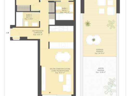 Orihuela Costa (Campoamor), Apartment #CQ-00-22502
