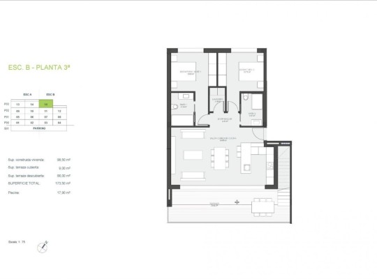 Orihuela Costa (Las Colinas Golf), Apartment #CQ-00-81369
