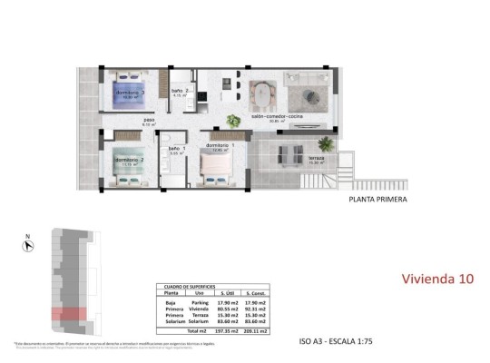 Pilar de La Horadada (pueblo), Bungalow #CQ-00-49875