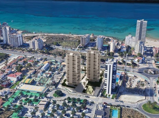 Novostavby apartmánů na prodej v Calpe – 200 m od pláže Arenal