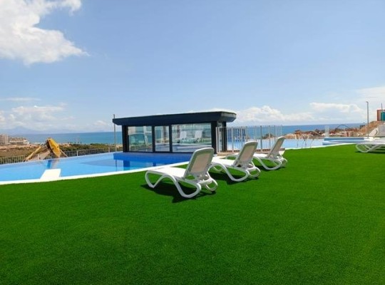 Luxurious maisonette with sea view 500m from the beach