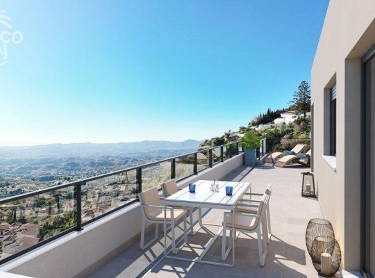 Apartmány s nádherným výhledem na moře, Mijas