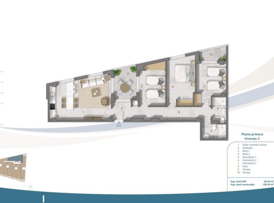 San Pedro del Pinatar (Playa Villananitos), Apartment #CQ-00-81246
