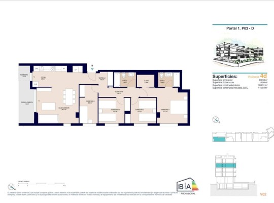 Alicante (San Agustín-PAU 2), Apartment #CQ-00-46968