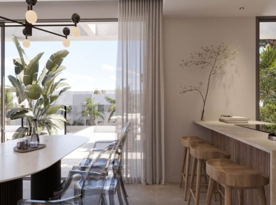 Moderní byty od 2kk až do 5kk, s velkými terasami a vyhřívaným bazenem, Estepona