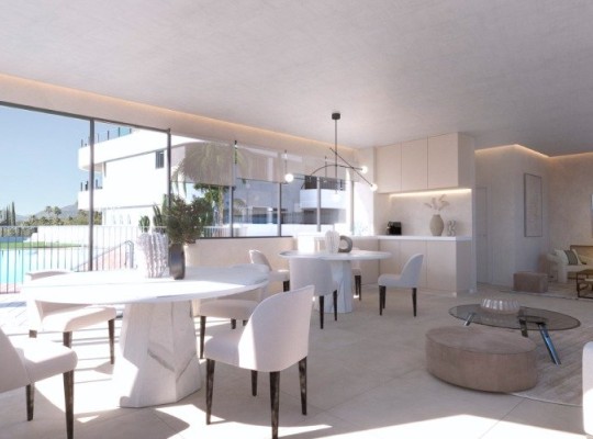Luxusní apartmány s krásným výhledem a vlastní vířivkou, Marbella