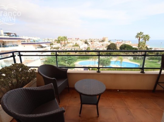 Střešní penthouse s výhledem na moře, jen 100m od pláže, Mil Palmeras