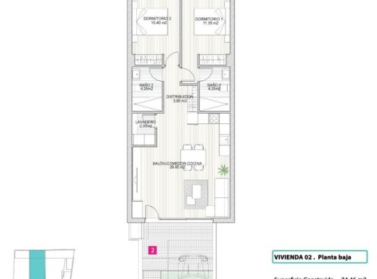 San Pedro del Pinatar (Lo Pagan), Bungalow #CQ-00-87467