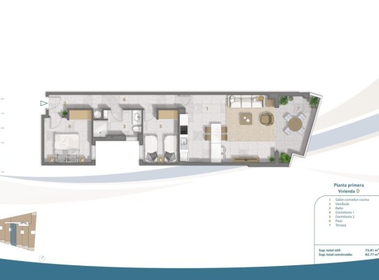 San Pedro del Pinatar (Playa Villananitos), Apartment #CQ-00-56892
