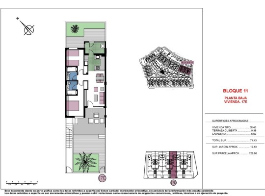 Pilar de La Horadada (Mil Palmeras), Bungalow #RD-N8580