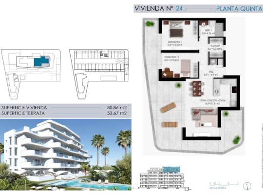 Pilar de La Horadada (Mil Palmeras), Apartment #CQ-00-60458