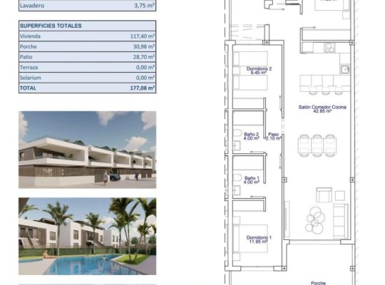 Apartment Pilar de La Horadada (pueblo) #RD-N9605