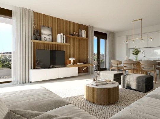 Apartmány s nádhernými výhledy jen 500m od pláže, 15minut od centra Malagy