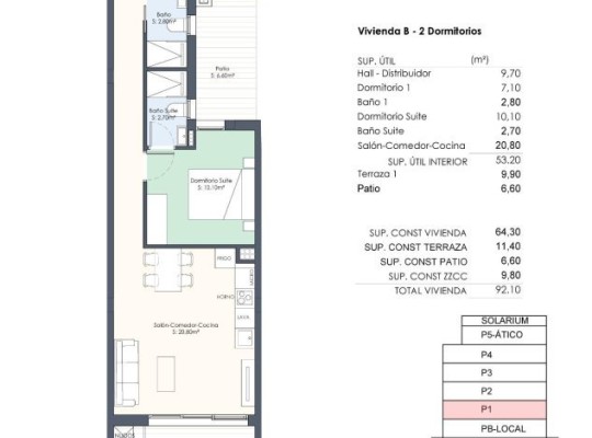 Torrevieja (Habaneras), Apartment #CQ-00-67469
