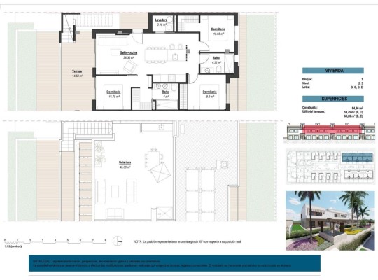 Los Alcazares (Serena Golf), Bungalow #CQ-00-29302
