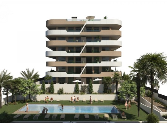 Apartments in Los Arenales, 500 meters from the beach.