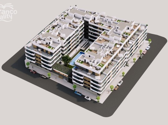 Apartment in Santa Pola with 2 or 3 bedrooms