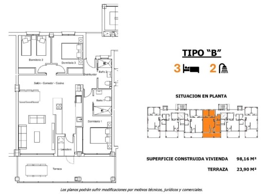 San Miguel de Salinas (Pueblo), Apartment #CQ-00-91028