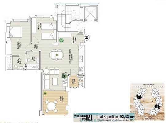 La Manga (La Manga del Mar Menor), Apartment #CQ-00-98590