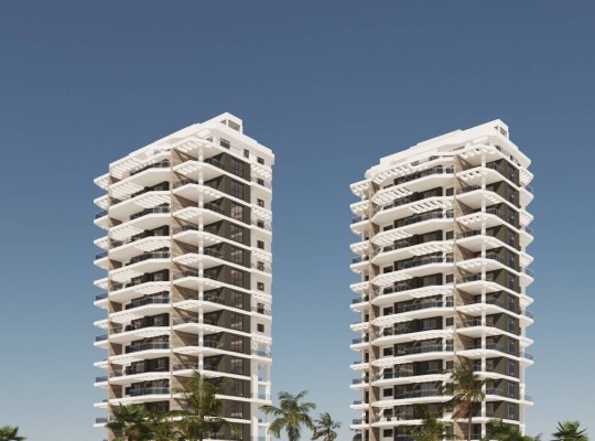 Novostavby apartmánů na prodej v Calpe – 200 m od pláže Arenal