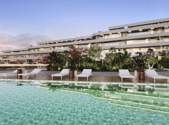 Moderní bydlení s výhledem na moře, 500m od pláže, Mijas Costa, Marbella