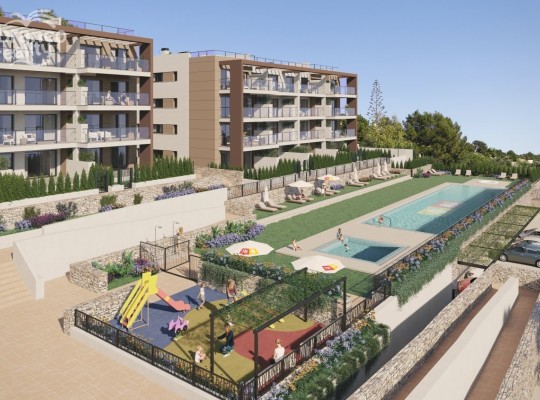 NOVÁ VÝSTAVBA : Apartmány a vily ve Font de Sa Cala