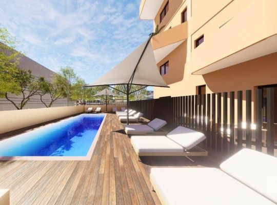 Aparmány s výhledem na moře jen 200m od pláže, El Campello, Alicante