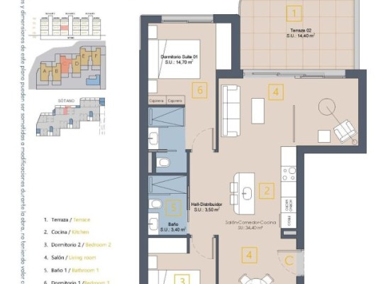 Los Alcazares (Serena Golf), Apartment #RD-N9250