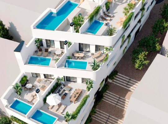 Apartmány v centru Torremolinos, blízko pláže