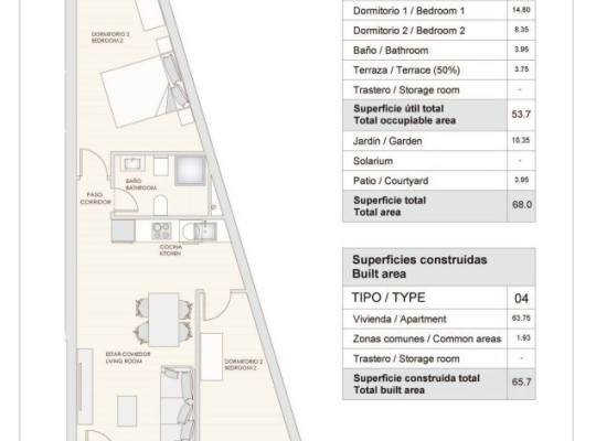 Hondón de las Nieves (La Canalosa), Bungalow #CQ-00-82840
