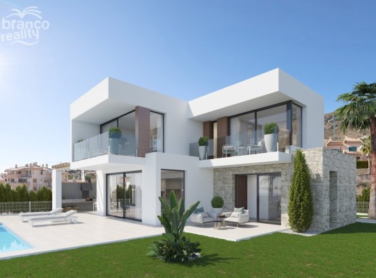 Luxury detached villas in Sierra Cortina, Finestrat, Costa Blanca North