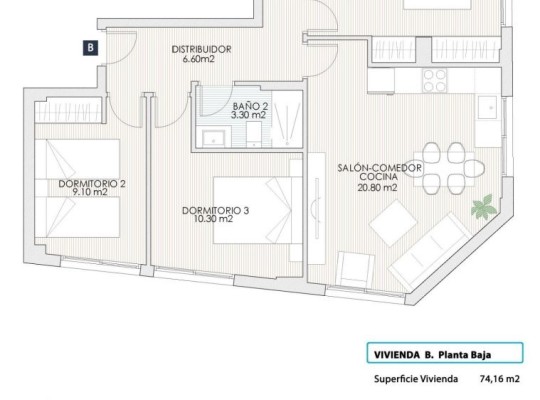 Torrevieja (Playa de El Cura), Apartment #CQ-00-75833