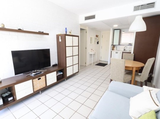 Apartmán s velkou terasou, rezidenční komplex La Calma, Playa Flamenca (Orihuela) Costa)