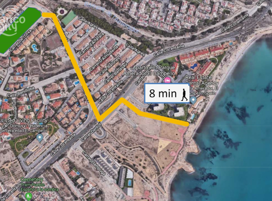 Samostatná vilka 600m od pláže - El Campello, Alicante