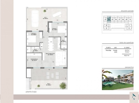 San Pedro del Pinatar, Bungalow #CQ-00-39003