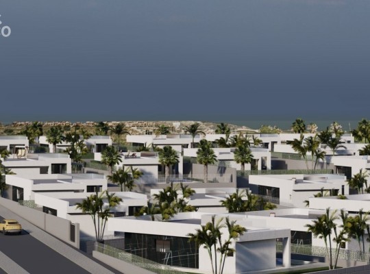Fantastic villas with pool and solarium next to La Finca golf course