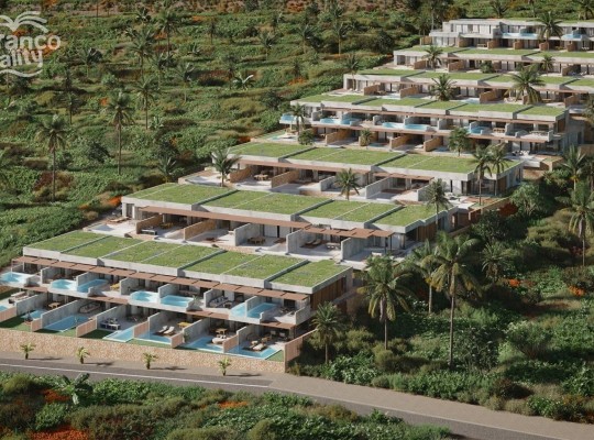 Luxusní apartmány a penthousy s výhledem na oceán, 50m od pláže, Costa Adeje