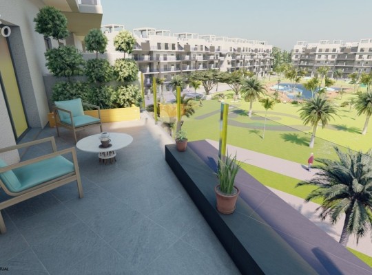 Apartmány se 2 nebo 3 ložnicemi v El Raso.