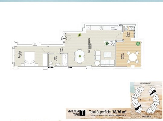 La Manga (La Manga del Mar Menor), Apartment #CQ-00-50681