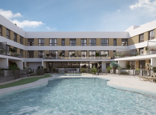 Nové luxusní apartmány v 1. linii u pláže, Corralejo, Fuerteventura