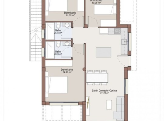 Other areas (Vera playa), Villa #CQ-00-51117